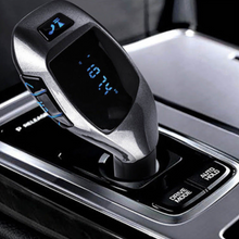 Încarcă imaginea în vizualizatorul Galerie, -Car Kit Auto Bluetooth cu functie de modulator FM, model X6 + Telecomanda