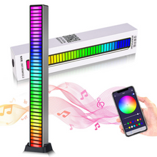 Încarcă imaginea în vizualizatorul Galerie, - Dispozitiv muzical de luminare cu afisaj LED Alphaone RGB