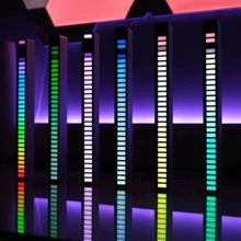 Încarcă imaginea în vizualizatorul Galerie, - Dispozitiv muzical de luminare cu afisaj LED Alphaone RGB