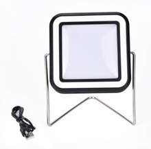 Încarcă imaginea în vizualizatorul Galerie, - Proiector 30 leduri 10W lumina alba rece. Incarcare cu panou solar si USB