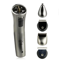 Încarcă imaginea în vizualizatorul Galerie, Masina de Tuns Zenino® - 7 in 1, Precizie Turbo, 4 Capete Diferite, Accesorii Incluse, Trimmer Barba si Par, Argintiu