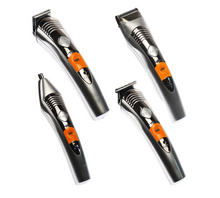 Încarcă imaginea în vizualizatorul Galerie, Masina de Tuns Zenino® - 7 in 1, Precizie Turbo, 4 Capete Diferite, Accesorii Incluse, Trimmer Barba si Par, Argintiu