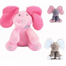 Încarcă imaginea în vizualizatorul Galerie, - Elefant interactiv din plus - vorbeste, canta si flutura urechile - Peek a Boo