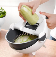 Încarcă imaginea în vizualizatorul Galerie, - Feliator de legume cu strecurator, Vet Basket Vegetable Cutter