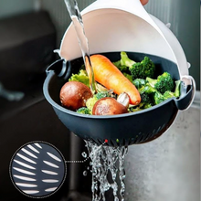 Încarcă imaginea în vizualizatorul Galerie, - Feliator de legume cu strecurator, Vet Basket Vegetable Cutter