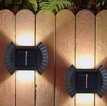 Încarcă imaginea în vizualizatorul Galerie, - Set 4 lampi solare cu lumina bidirectionala