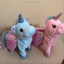 Încarcă imaginea în vizualizatorul Galerie, -Unicorn mergător - albastru