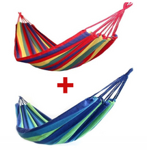 Încarcă imaginea în vizualizatorul Galerie, - SET 2 X Hamac multicolor din bumbac pentru 1 persoana 220 x 80 cm