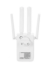 Încarcă imaginea în vizualizatorul Galerie, - Amplificator Retea WiFi MRG 0449, 95 x 60 x 30 mm, 4 antene, plastic, Alb