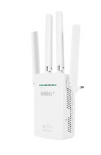 Încarcă imaginea în vizualizatorul Galerie, - Amplificator Retea WiFi MRG 0449, 95 x 60 x 30 mm, 4 antene, plastic, Alb