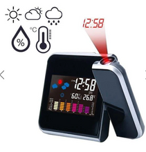 Încarcă imaginea în vizualizatorul Galerie, - Statie meteorologica, ceas multifunctional cu proiectie