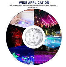 Încarcă imaginea în vizualizatorul Galerie, - Set 4 lampi LED RGB, cu telecomanda, rezistente la apa