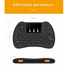 Încarcă imaginea în vizualizatorul Galerie, - Mini tastatura Wireless portabila, mouse integrat si acumulator