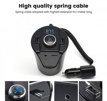 Încarcă imaginea în vizualizatorul Galerie, - Modulator FM Bluetooth Auto, MCS Car-Cup, incarcator USB, MP3, microSD, AUX, Handsfree, Ecran LCD - BX7