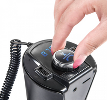 Încarcă imaginea în vizualizatorul Galerie, - Modulator FM Bluetooth Auto, MCS Car-Cup, incarcator USB, MP3, microSD, AUX, Handsfree, Ecran LCD - BX7