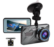 Încarcă imaginea în vizualizatorul Galerie, Camera de bord DVR, dubla, Full HD, 4”