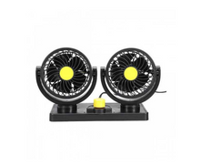 Încarcă imaginea în vizualizatorul Galerie, - Ventilator auto, dublu, racire instanta, 12V
