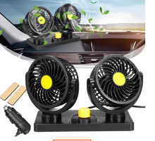 Încarcă imaginea în vizualizatorul Galerie, - Ventilator auto, dublu, racire instanta, 12V
