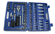 Încarcă imaginea în vizualizatorul Galerie, - Trusa 108 piese tubulare cromate Chrome Vanadium
