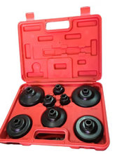 Încarcă imaginea în vizualizatorul Galerie, - Set chei pentru capac filtru ulei cu adaptor si curea, 9 piese