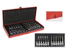 Încarcă imaginea în vizualizatorul Galerie, - Trusa biti, torx T30/70, T20/60, T10/40, 18 piese