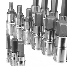 Încarcă imaginea în vizualizatorul Galerie, - Trusa biti, torx T30/70, T20/60, T10/40, 18 piese