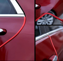 Încarcă imaginea în vizualizatorul Galerie, - Rola ornament cheder protectie usa auto cu insertie metalica culoare Negru / Rosu / Albastru / Alb