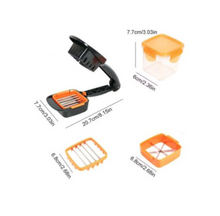 Încarcă imaginea în vizualizatorul Galerie, - Feliator profesional Nicer Dicer 5 in 1