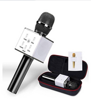 Încarcă imaginea în vizualizatorul Galerie, - Microfon Karaoke fara fir Q7 Bluetooth portabil cu boxa