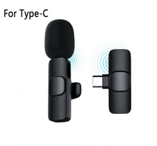 Încarcă imaginea în vizualizatorul Galerie, - Microfon wireless, lavaliera, interfata USB-C/ USB iPhone, Negru