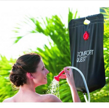 Încarcă imaginea în vizualizatorul Galerie, -Set 2 x Dus solar pentru camping, PVC, reglabil, 20 litri