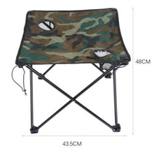 Încarcă imaginea în vizualizatorul Galerie, - Masa de camping cu 2 scaune, imprimeu camuflaj