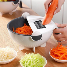 Încarcă imaginea în vizualizatorul Galerie, - Feliator de legume cu strecurator, Vet Basket Vegetable Cutter