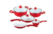 Încarcă imaginea în vizualizatorul Galerie, NOU:Set 9 piese tigai si oale din ceramica ML-0009