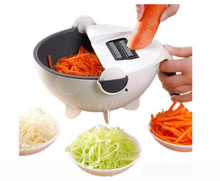 Încarcă imaginea în vizualizatorul Galerie, NOU: Feliator de legume cu strecurator, Vet Basket Vegetable Cutter