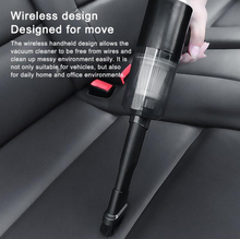 Încarcă imaginea în vizualizatorul Galerie, NOU: Portabil Mini Wireless Car Aspirator Wet Dry Dual Use Handheld Auto Aspirator pentru Masina Interior & Home Cleaning