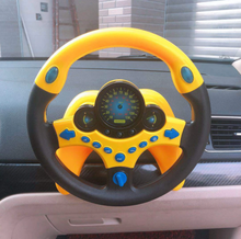 Încarcă imaginea în vizualizatorul Galerie, NOU: Jucarie interactiva Volan cu sunete si lumini, se fixeaza pe suprafete, rotire 360 grade, ideal cadou, multicolor