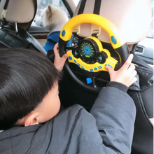 Încarcă imaginea în vizualizatorul Galerie, NOU: Jucarie interactiva Volan cu sunete si lumini, se fixeaza pe suprafete, rotire 360 grade, ideal cadou, multicolor