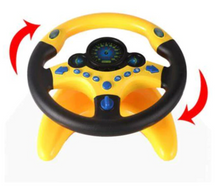 Încarcă imaginea în vizualizatorul Galerie, NOU: Jucarie interactiva Volan cu sunete si lumini, se fixeaza pe suprafete, rotire 360 grade, ideal cadou, multicolor