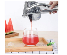 Încarcă imaginea în vizualizatorul Galerie, NOU: Storcator de fructe manual portabil, argintiu