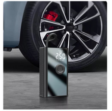 Încarcă imaginea în vizualizatorul Galerie, NOU: Compresor Auto Portabil si PowerBank Andowl, 4 x USB, 4000mah, 2 in 1, Display LED, negru