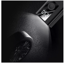 Încarcă imaginea în vizualizatorul Galerie, NOU: Compresor Auto Portabil si PowerBank Andowl, 4 x USB, 4000mah, 2 in 1, Display LED, negru