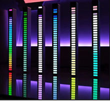 Încarcă imaginea în vizualizatorul Galerie, NOU: Bara LED RGB D08 cu activare sonora, 32 LED, USB