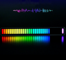 Încarcă imaginea în vizualizatorul Galerie, NOU: Bara LED RGB D08 cu activare sonora, 32 LED, USB