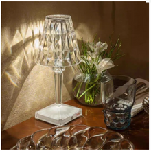 Încarcă imaginea în vizualizatorul Galerie, NOU: Veioza still cristal led cu incarcare USB, culoare lumina CALD/RECE/NEUTRU