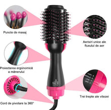 Încarcă imaginea în vizualizatorul Galerie, Perie fixa cu aer cald, 1000 W, One Step 3 in 1