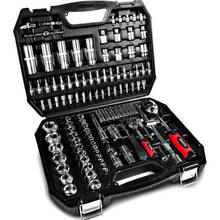 Încarcă imaginea în vizualizatorul Galerie, Trusa chei BOXER 108 piese, negru, Chrome Vanadium
