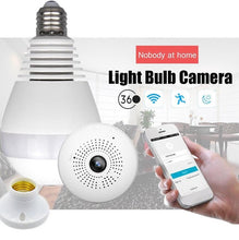 Încarcă imaginea în vizualizatorul Galerie, Camera de supraveghere in bec - IP Wireless HD 960P