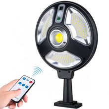 Încarcă imaginea în vizualizatorul Galerie, Lampa solara rotunda 120 LED SMD, senzor de miscare, LB-1288B