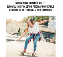 Încarcă imaginea în vizualizatorul Galerie, Suport selfie pentru telefon, urmarire automata inteligenta si rotire la 360